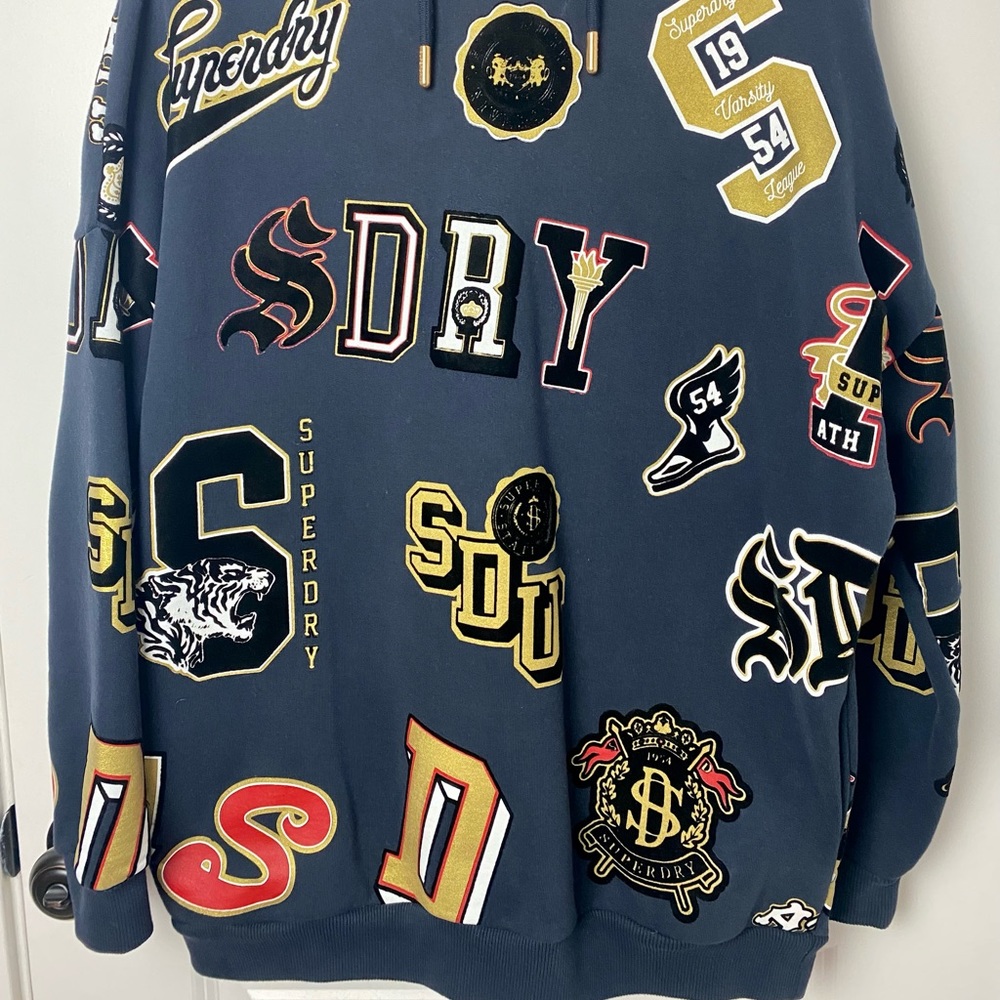 SuperDry Varsity Logo Hoodie